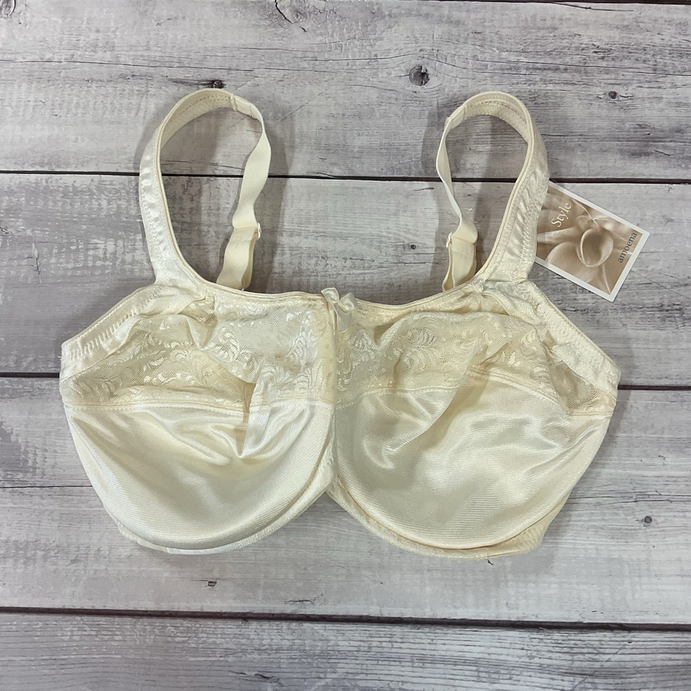 Amoena Mastectomy Bra Womens 32DDD Cream Underwire #2242 Nina  NEW